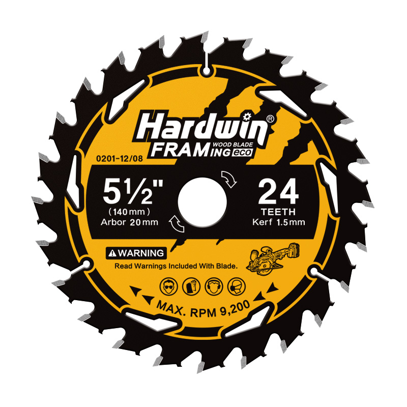 Circular saw blade for cordless saw